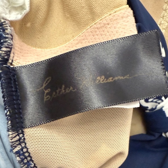 Nautical Navy Anchor Women's One Piece Swimsuit - Picture 2 of 5